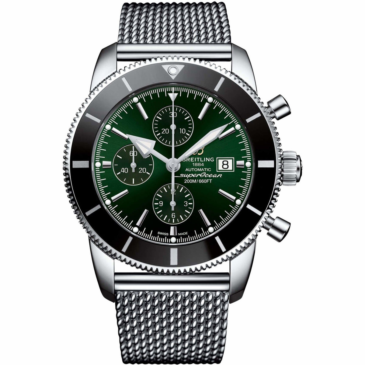 Breitling Men&#39;s A133121A-L536-152A Superocean Heritage II Chronograph Stainless Steel Watch