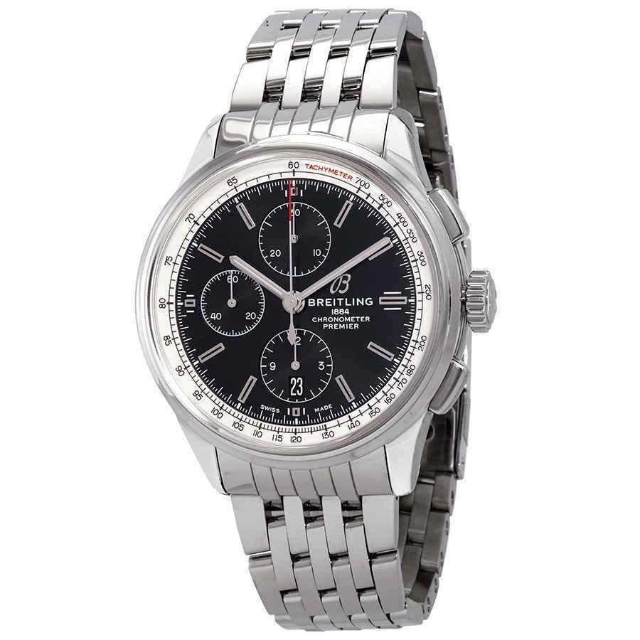 Breitling Men&#39;s A13315351B1A1 Premier Chronograph Stainless Steel Watch