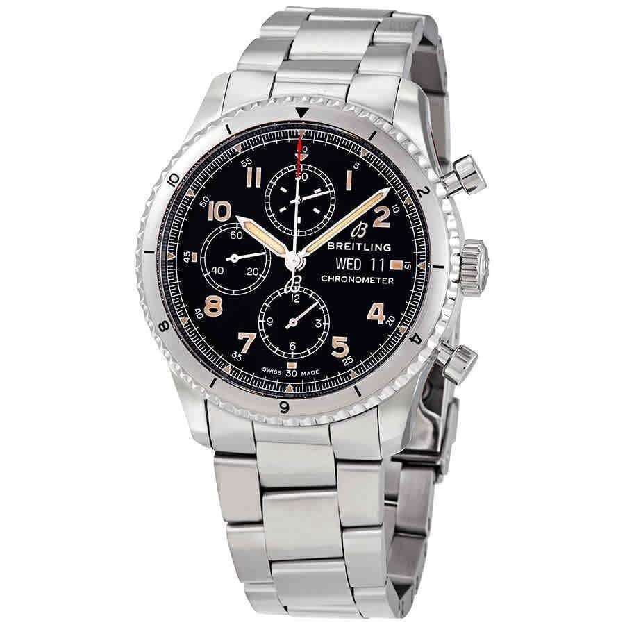 Breitling Men&#39;s A13316101B1A1 Aviator 8 Chronograph Stainless Steel Watch