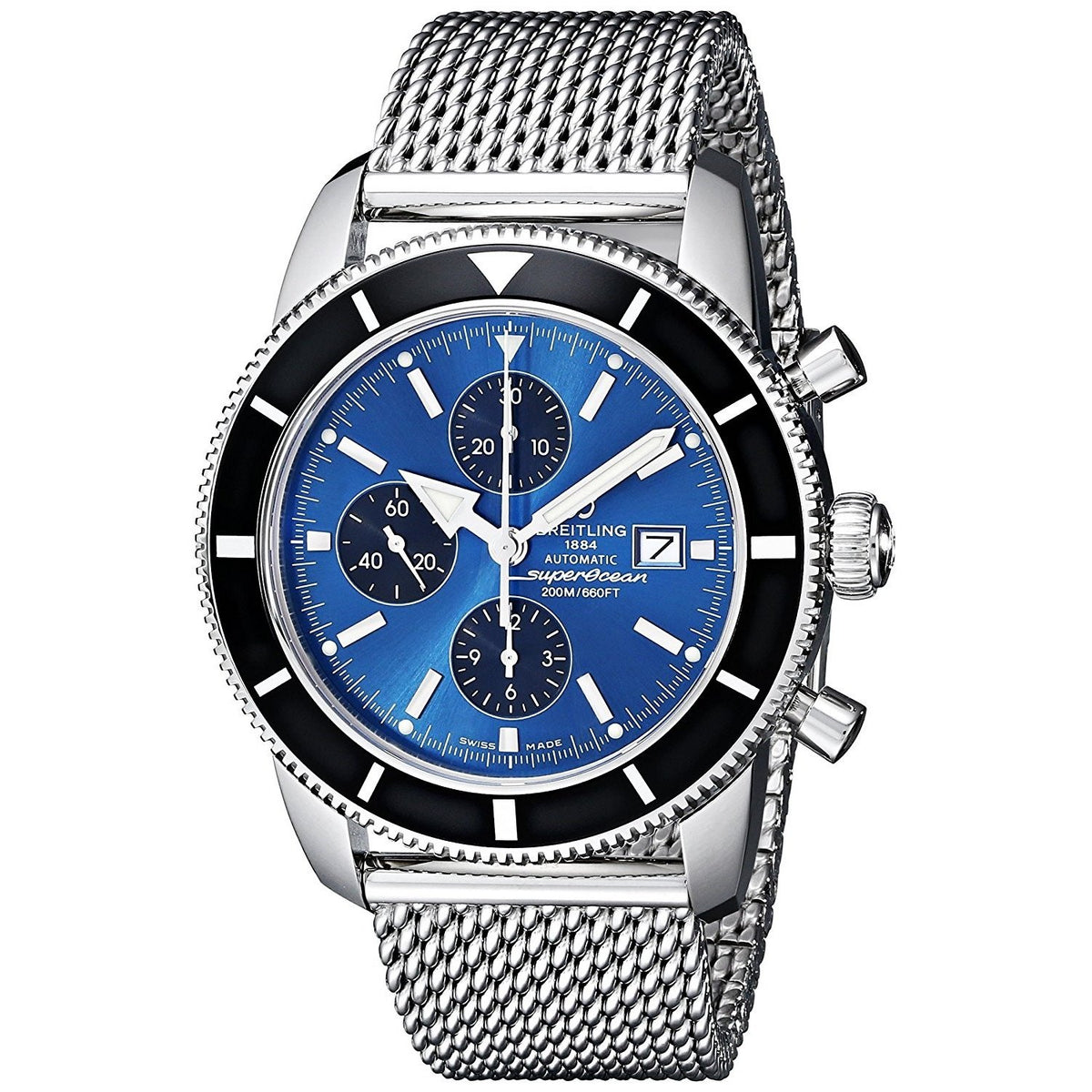 Breitling Men&#39;s A1332024-C817 Super Ocean Automatic Chronograph Stainless Steel Watch