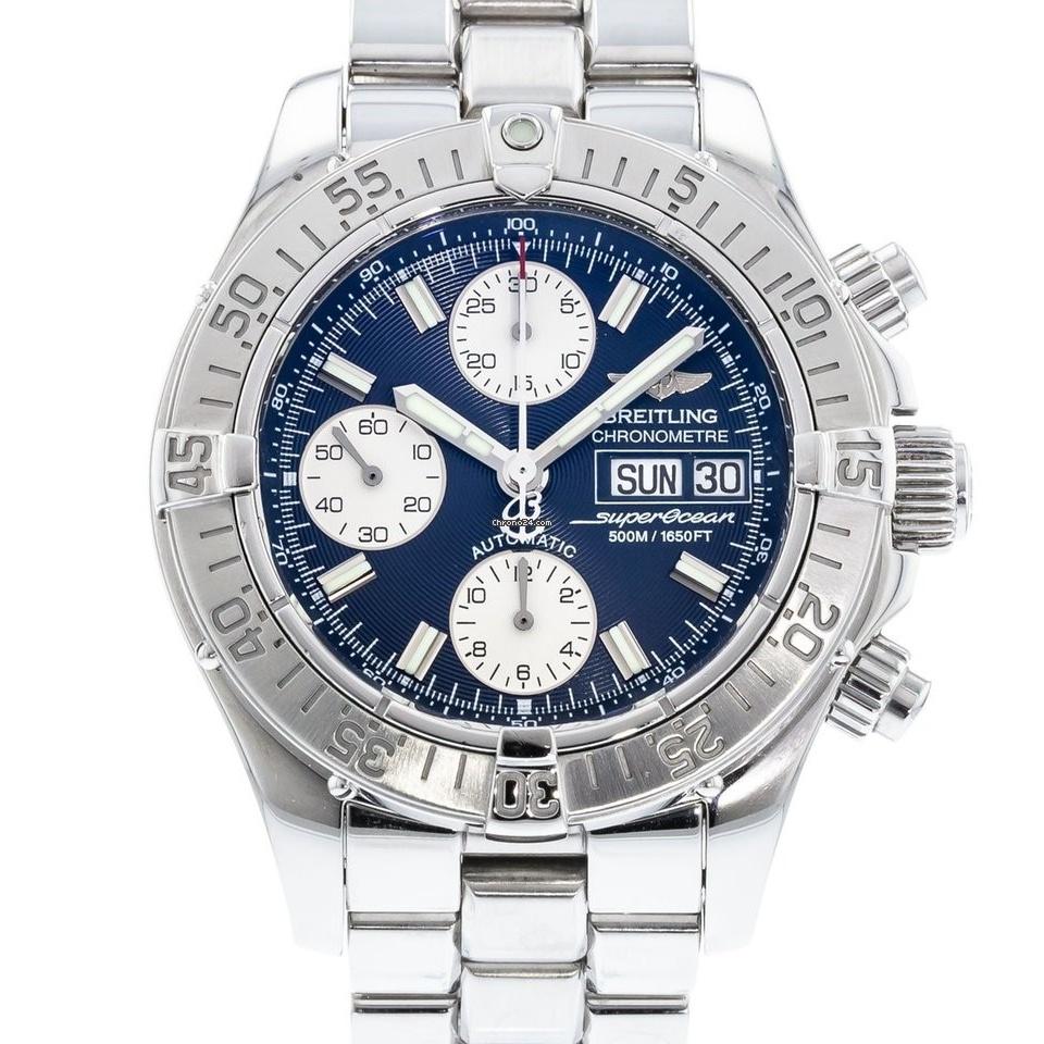 Breitling Men&#39;s A1334011-B683-131A  Superocean Chronograph II Chronograph Stainless Steel Watch