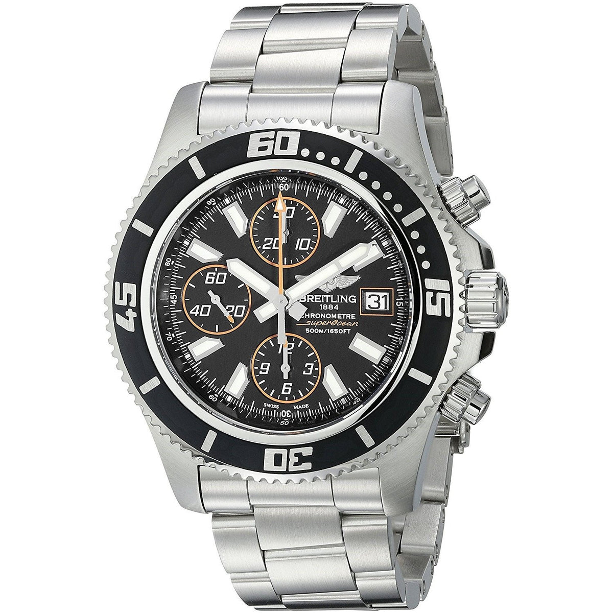 Breitling Men&#39;s A1334102-BA85 Superocean Chronograph Automatic Stainless Steel Watch