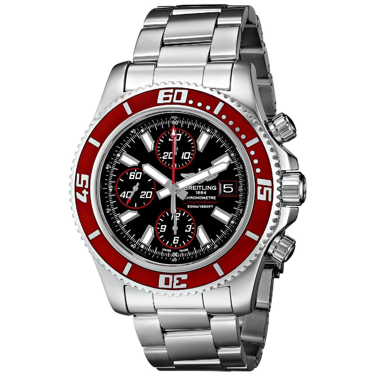 Breitling Men's A13341X9-BA81-163A Superocean Chronograph II Chronograph Stainless Steel Watch