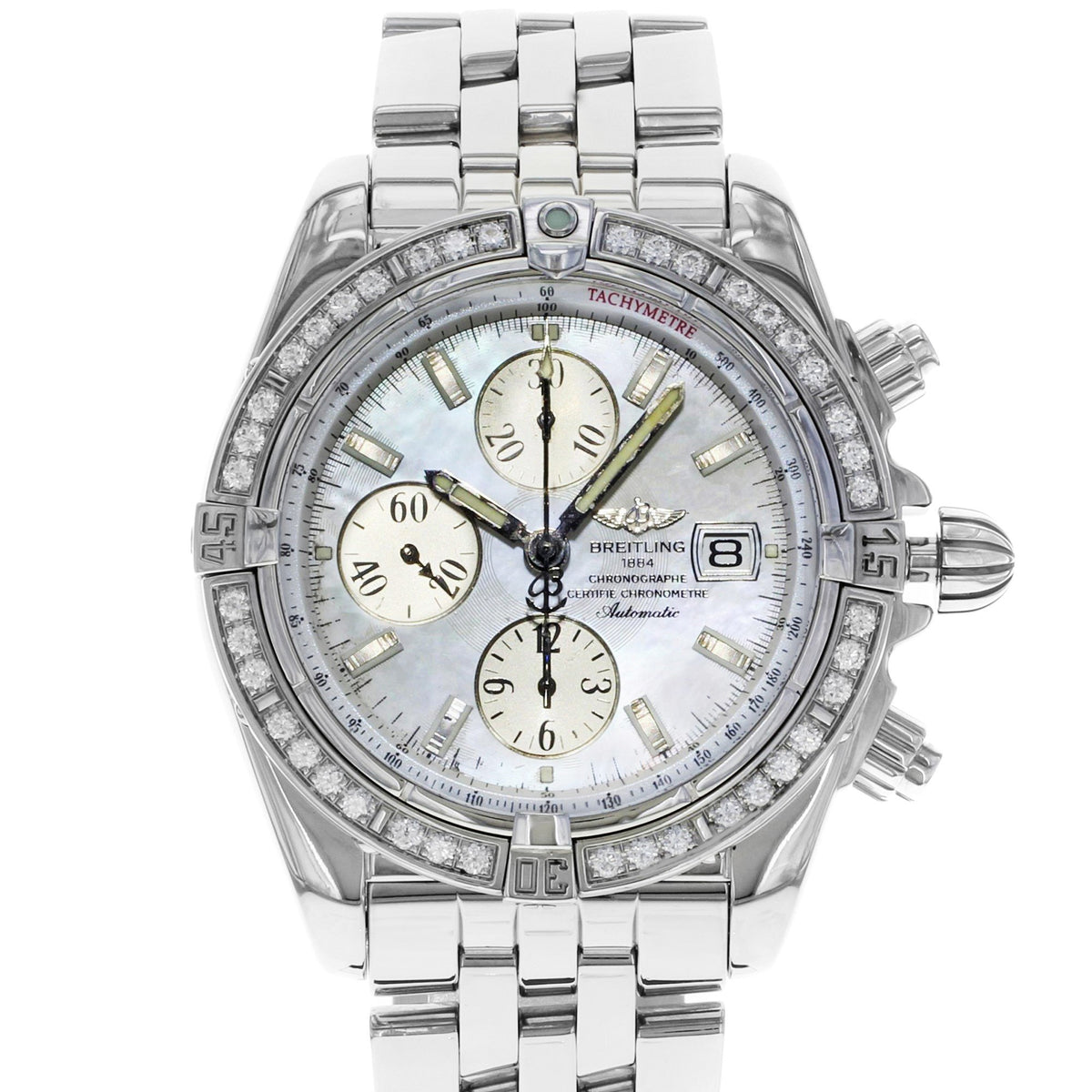 Breitling Men&#39;s A1335653-A569-375A Chronomat Chronograph Stainless Steel Watch