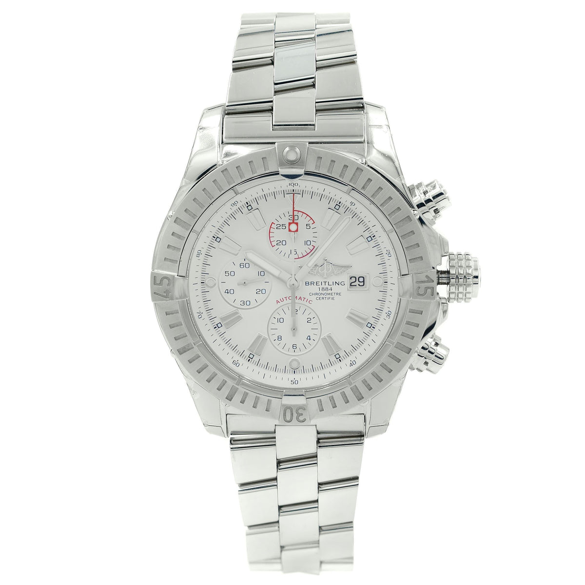 Breitling Men's A1337011-A660-135A Avenger Chronograph Stainless Steel Watch