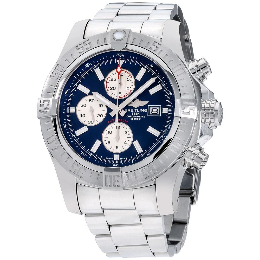 Breitling Men&#39;s A1337111-C871-168A Super Avenger II Chronograph Stainless Steel Watch