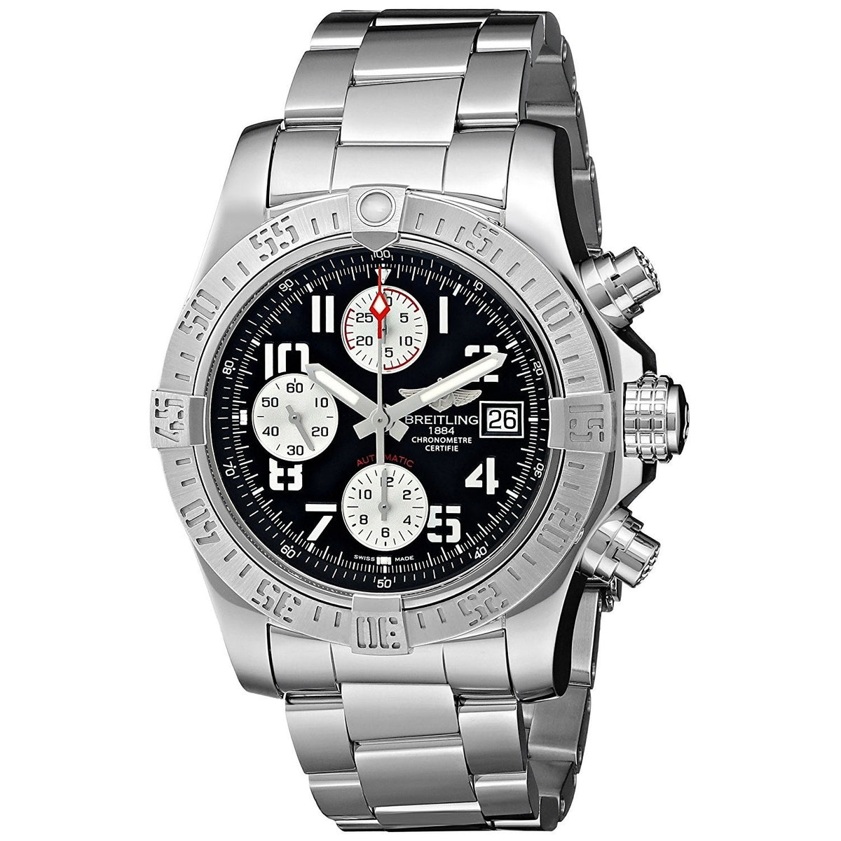 Breitling Men&#39;s A1338111-BC33 Avenger II Chronograph Automatic Stainless Steel Watch
