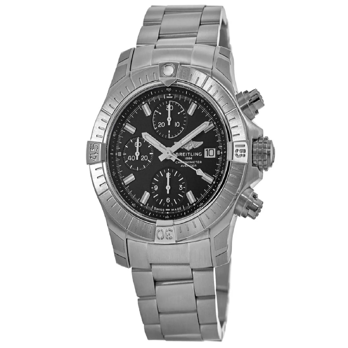 Breitling Men&#39;s A13385101B1A1 Avenger Chronograph Stainless Steel Watch