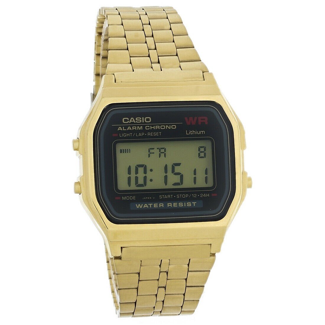 Casio Men&#39;s A159WGEA-1MV Illuminator Gold-Tone Stainless Steel Watch