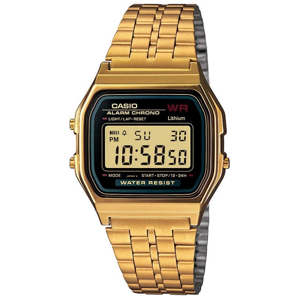 Casio Men&#39;s A159WGEA-1VT Vintage Gold-Tone Stainless Steel Watch