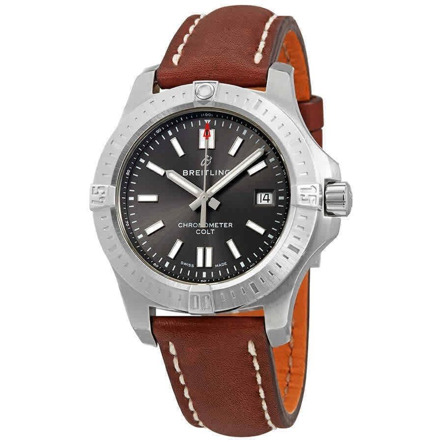 Breitling Men's A1731310-F584-431X Chronomat Colt Brown Leather Watch