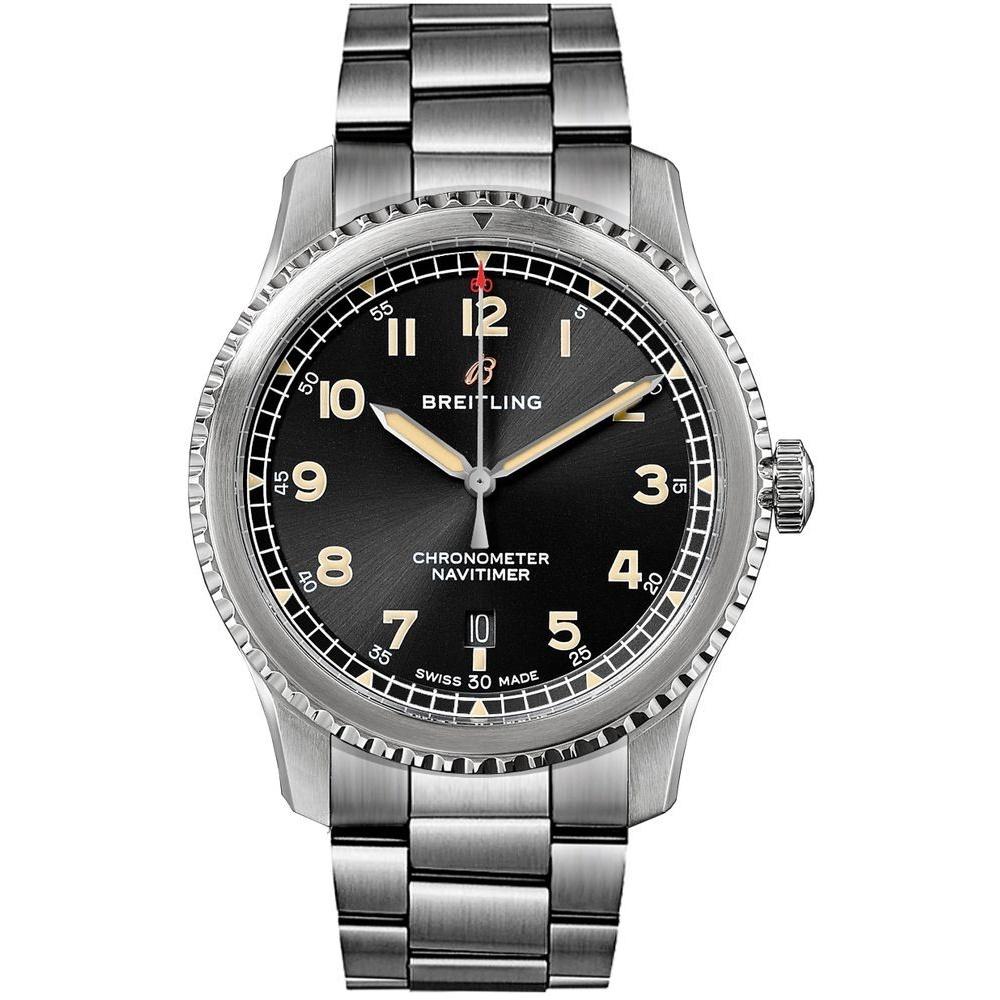 Breitling Men's A17315101B1A1-187A Aviator 8 Stainless Steel Watch
