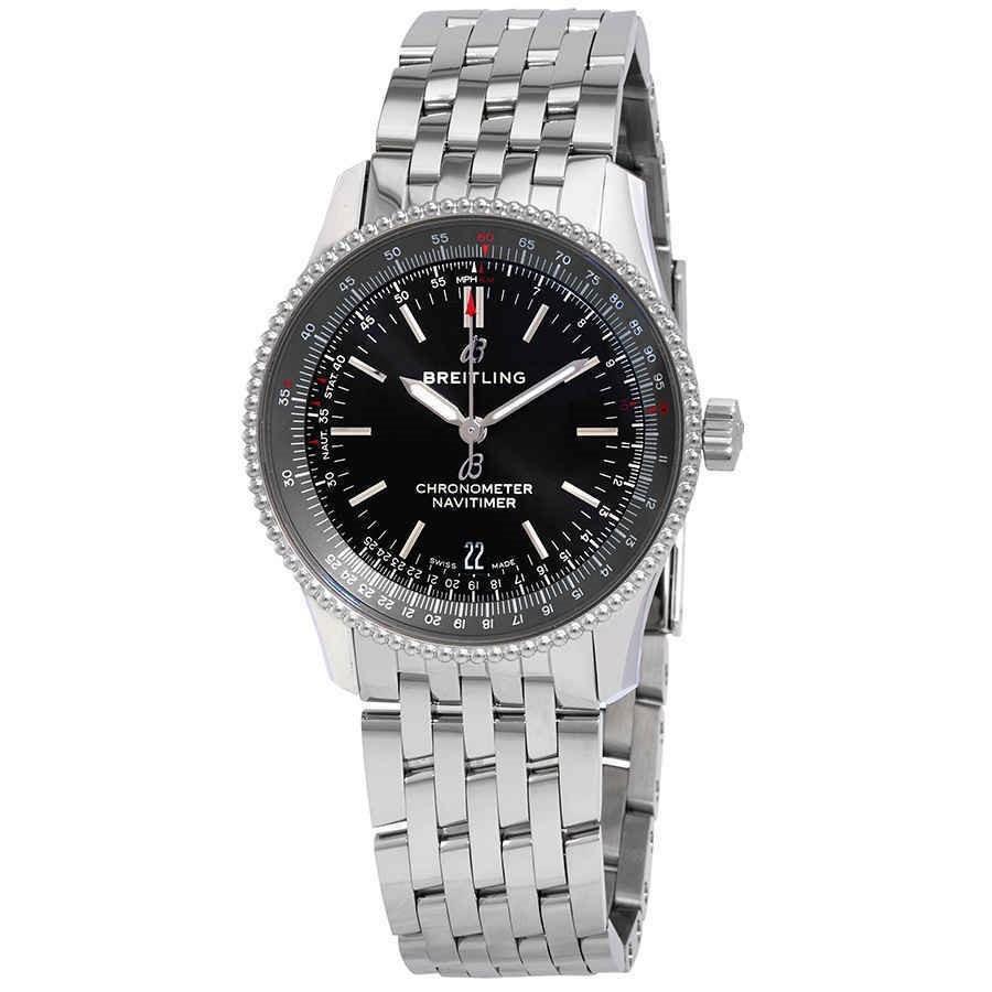 Breitling Men's A17325241B1A1 Navitimer Stainless Steel Watch