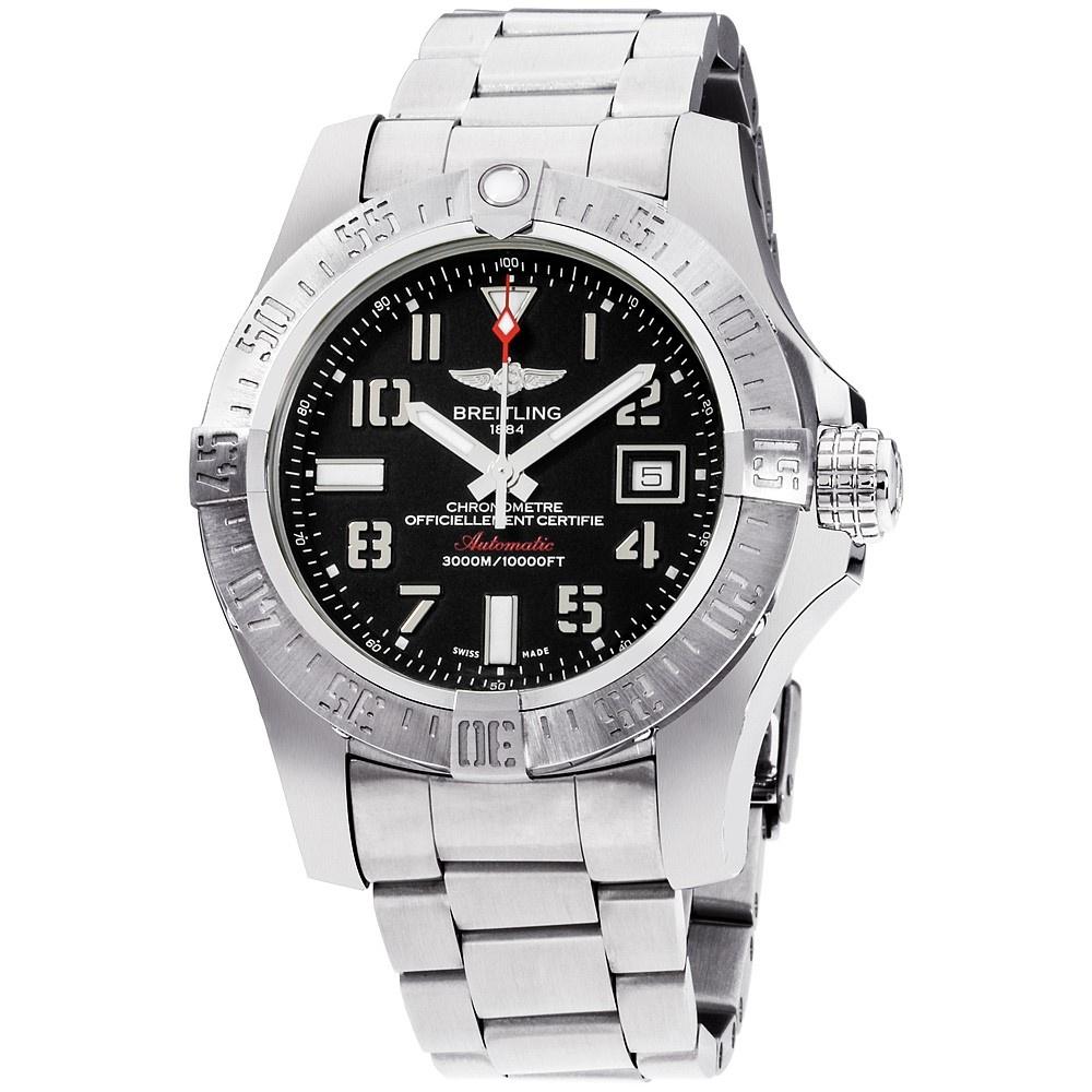 Breitling Men&#39;s A1733110-BC31-169A Avenger II Seawolf Stainless Steel Watch
