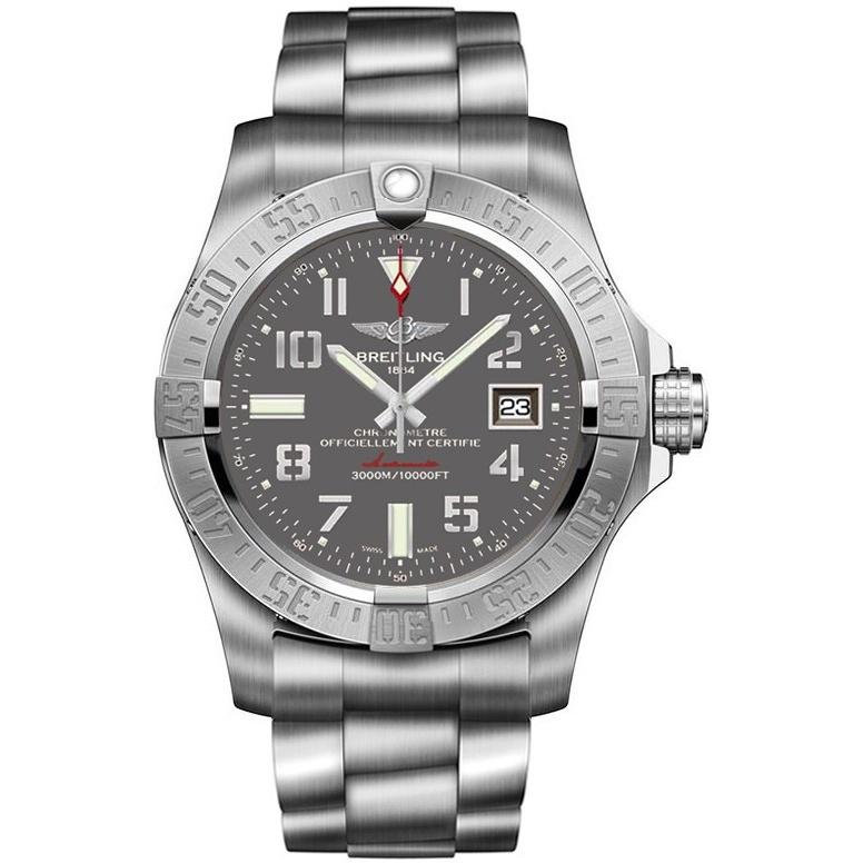 Breitling Men&#39;s A1733110-F563-169A Avenger II Seawolf Automatic Stainless Steel Watch