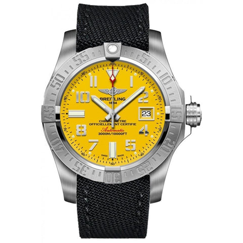 Breitling Men's A1733110-I519-103W Avenger II Seawolf Black Canvas Watch