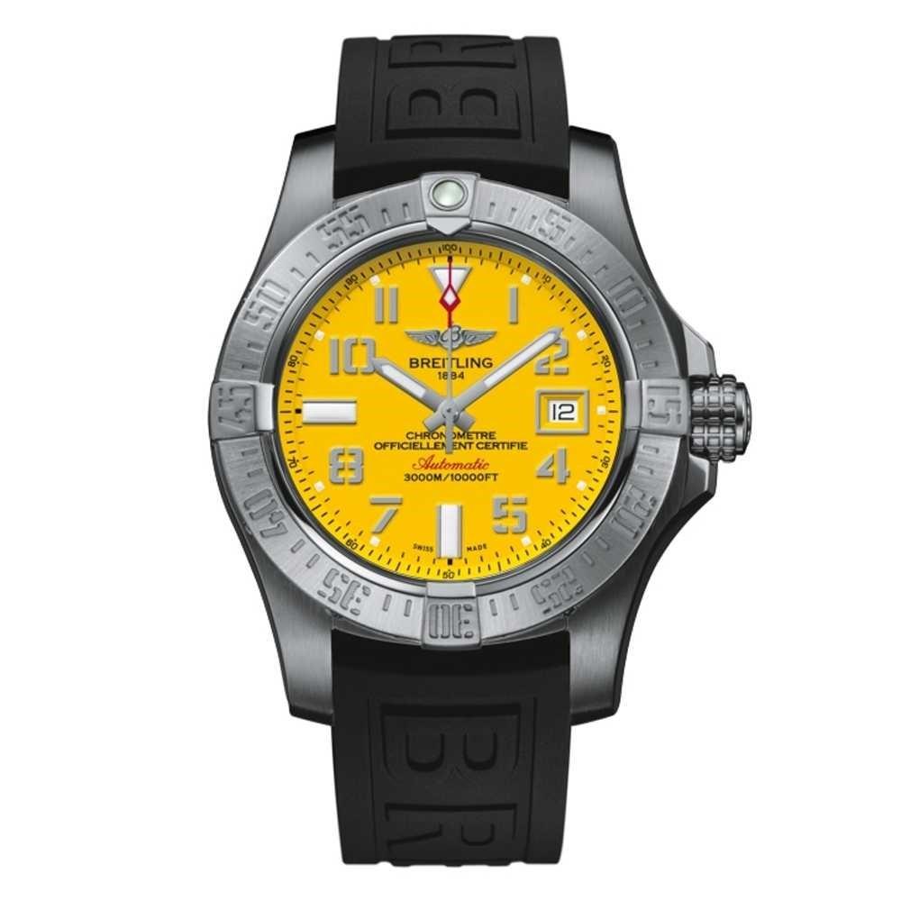 Breitling Men's A17331101I1S2 Avenger II Seawolf Black Rubber Watch