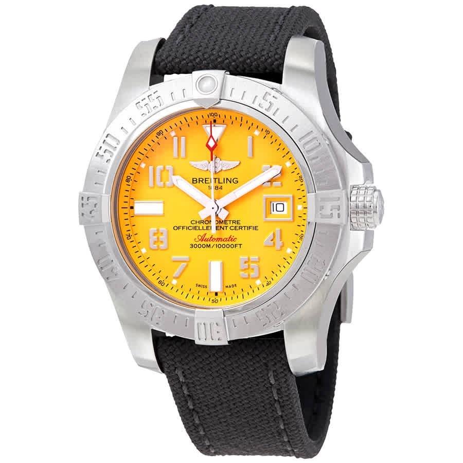Breitling Men's A17331101I1W1 Avenger II Seawolf Grey Canvas Watch