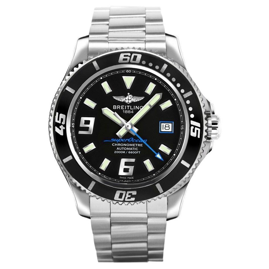 Breitling Men&#39;s A17391A8-BA79-163A Superocean 44 Stainless Steel Watch