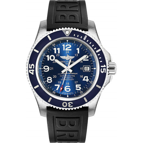 Breitling Men's A17392D8-C910-152S Superocean II 44 Automatic Black Rubber Watch