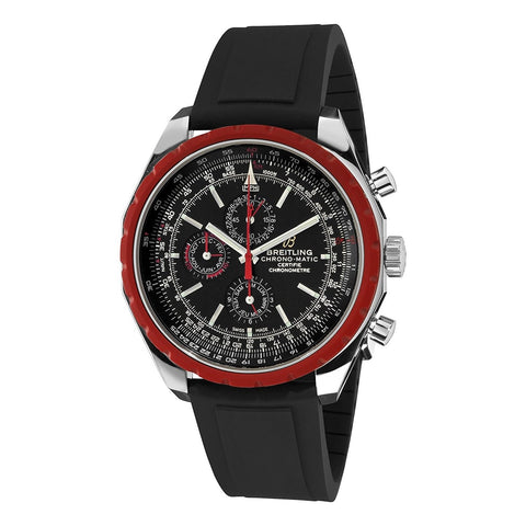 Breitling Men's A1936003-BA94 Chronomat Automatic Chronograph Black Rubber Watch