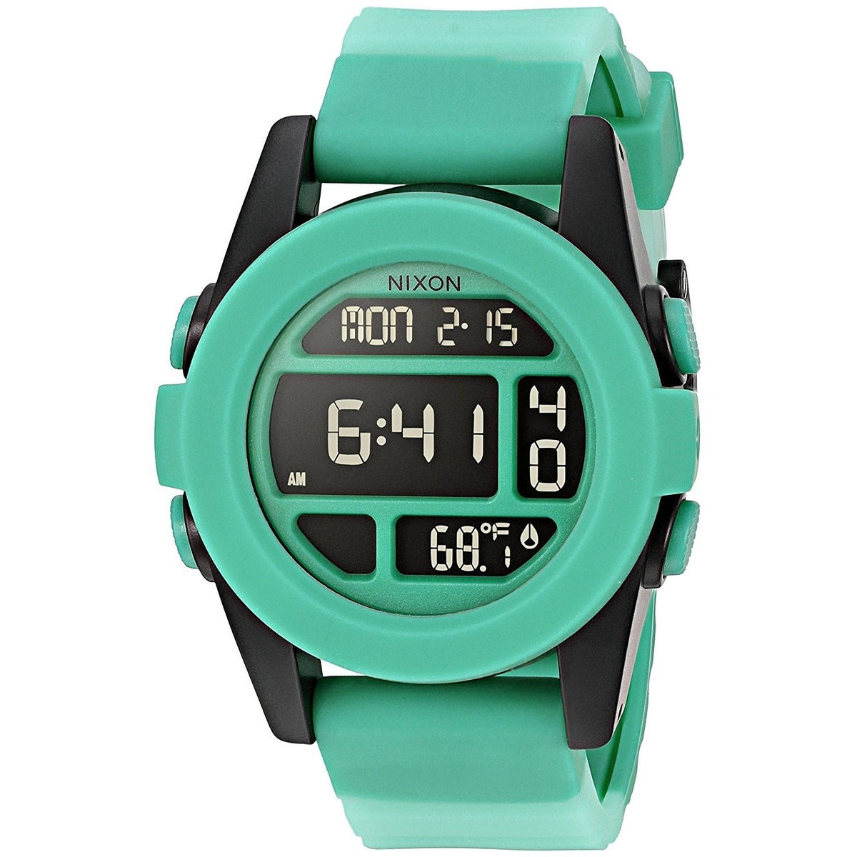 Nixon Men&#39;s A197-2234 Digital Digital Green Silicone Watch