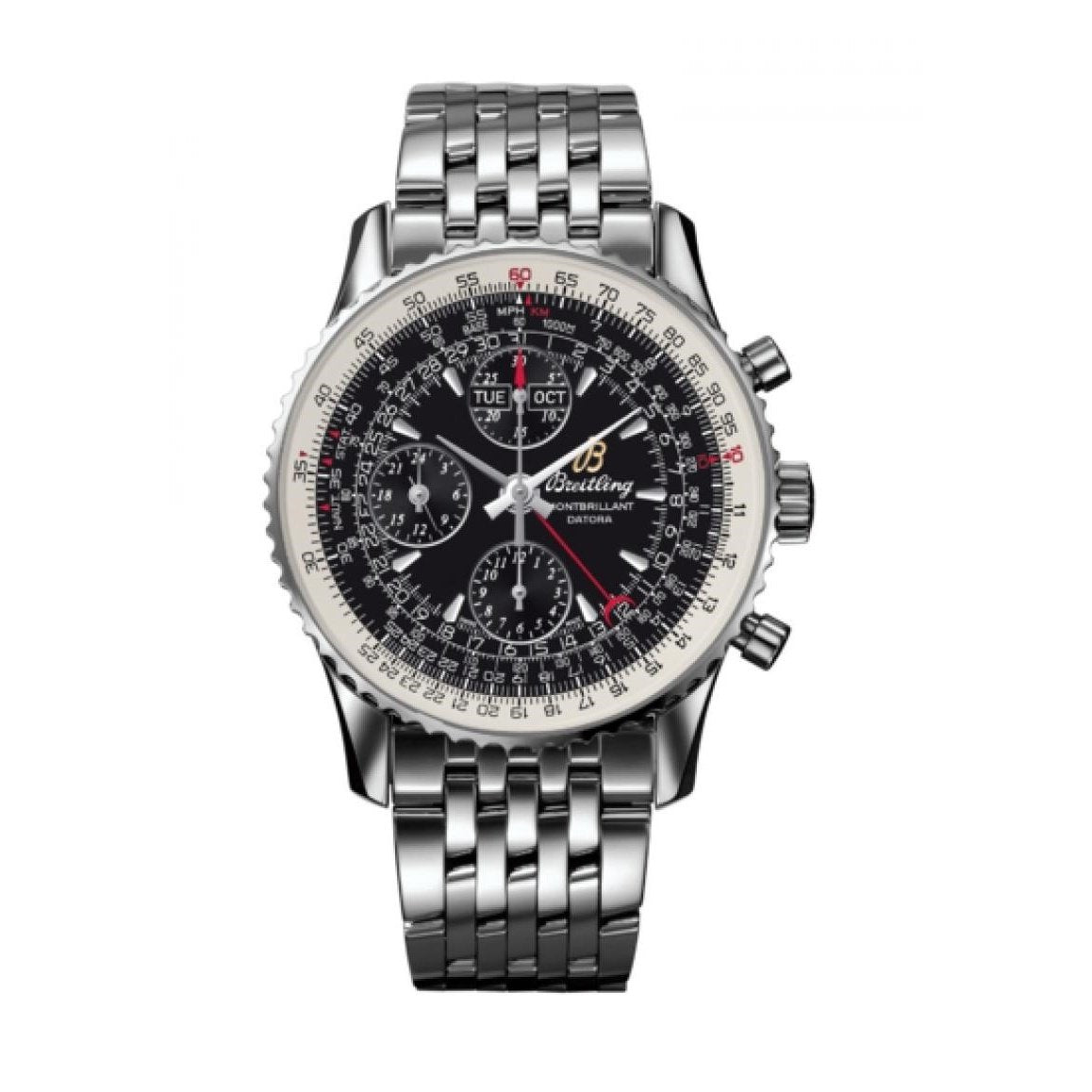 Breitling Men s A2133012 BB58 441A Montbrillant Datora Chronograph Sta Bezali