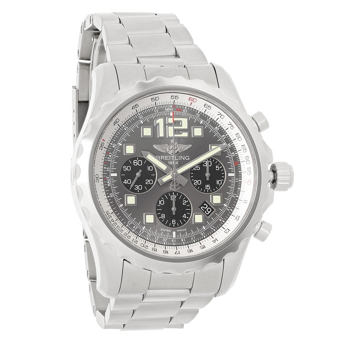 Breitling Men&#39;s A2336035-F555-167A Chronospace Chronograph Stainless Steel Watch