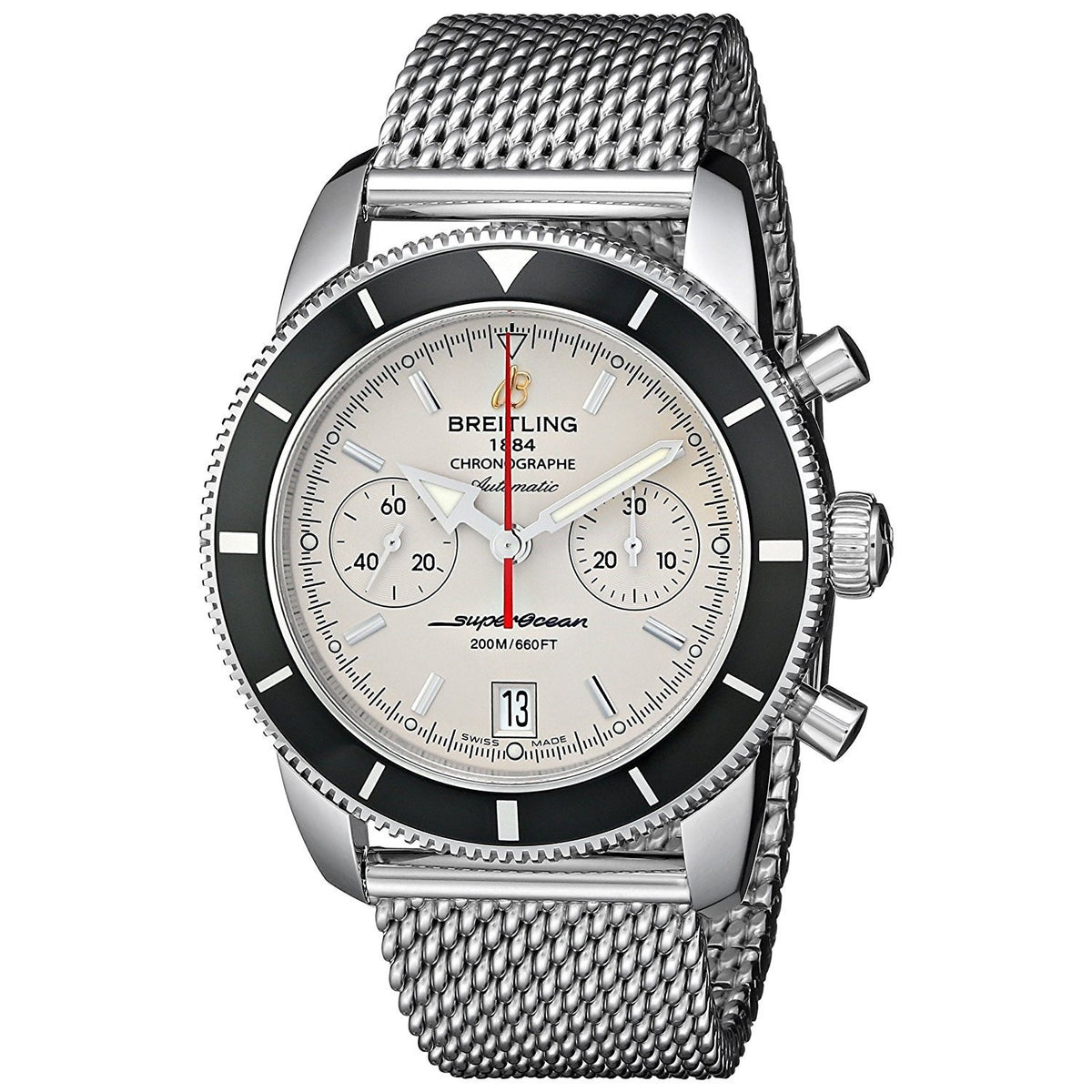 Breitling Men&#39;s A2337024-G753 Superocean Heritage Automatic Chronograph Stainless Steel Watch