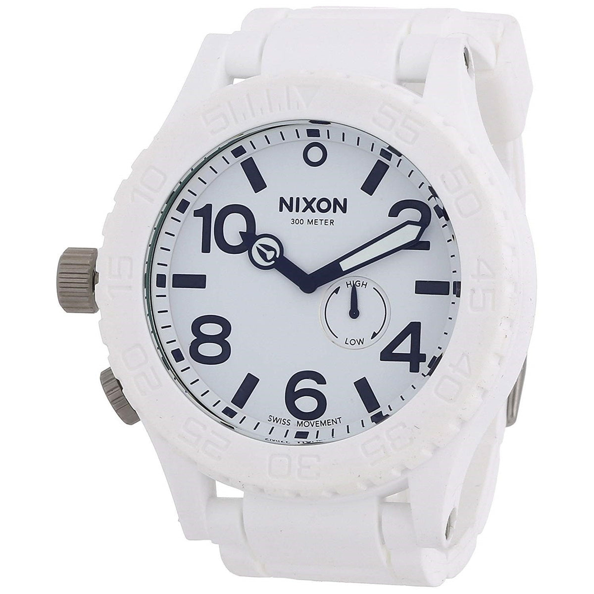 Nixon Men&#39;s A236-100 51-30 White Silicone Watch