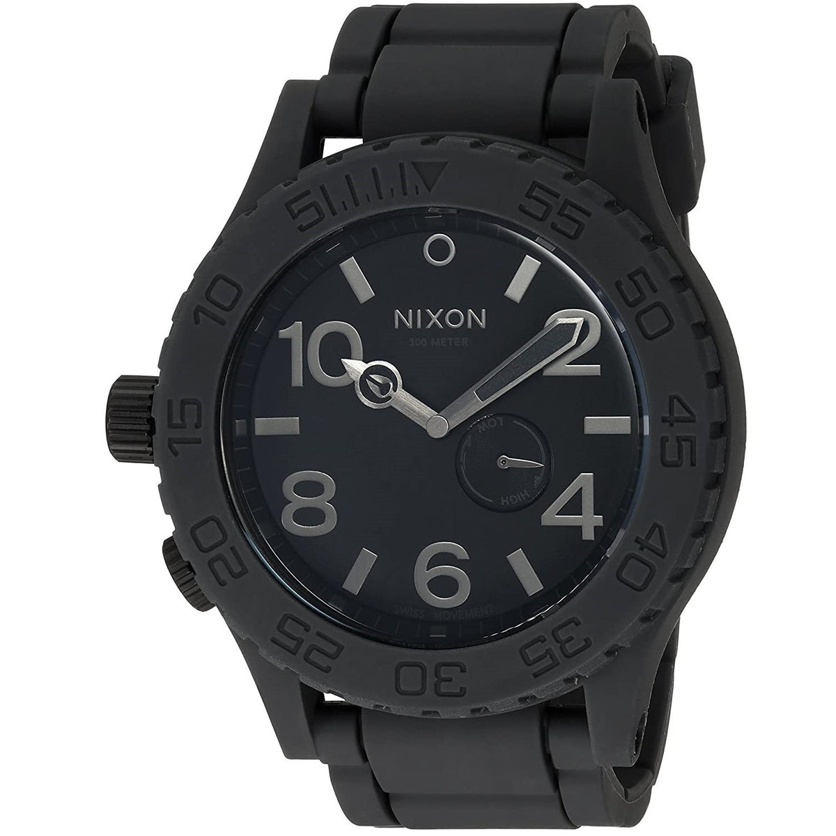Nixon Men&#39;s A236-195 51-30 Black Silicone Watch