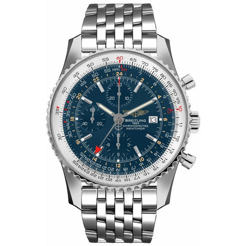 Breitling Men's A2432212-C651-453A Navitimer World Chronograph Stainless Steel Watch