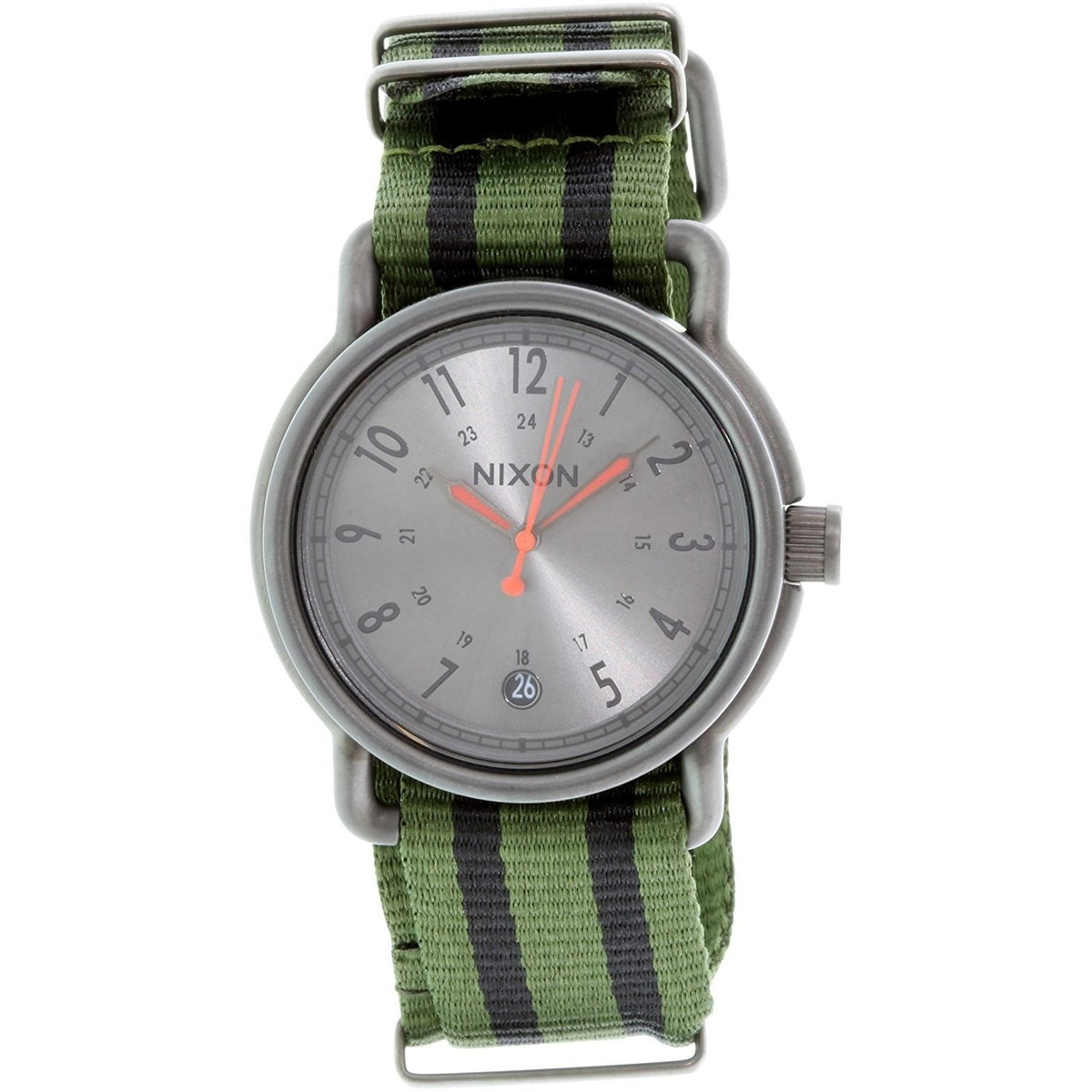 Nixon Unisex A322-1151 Axe Green and Black Nylon Watch
