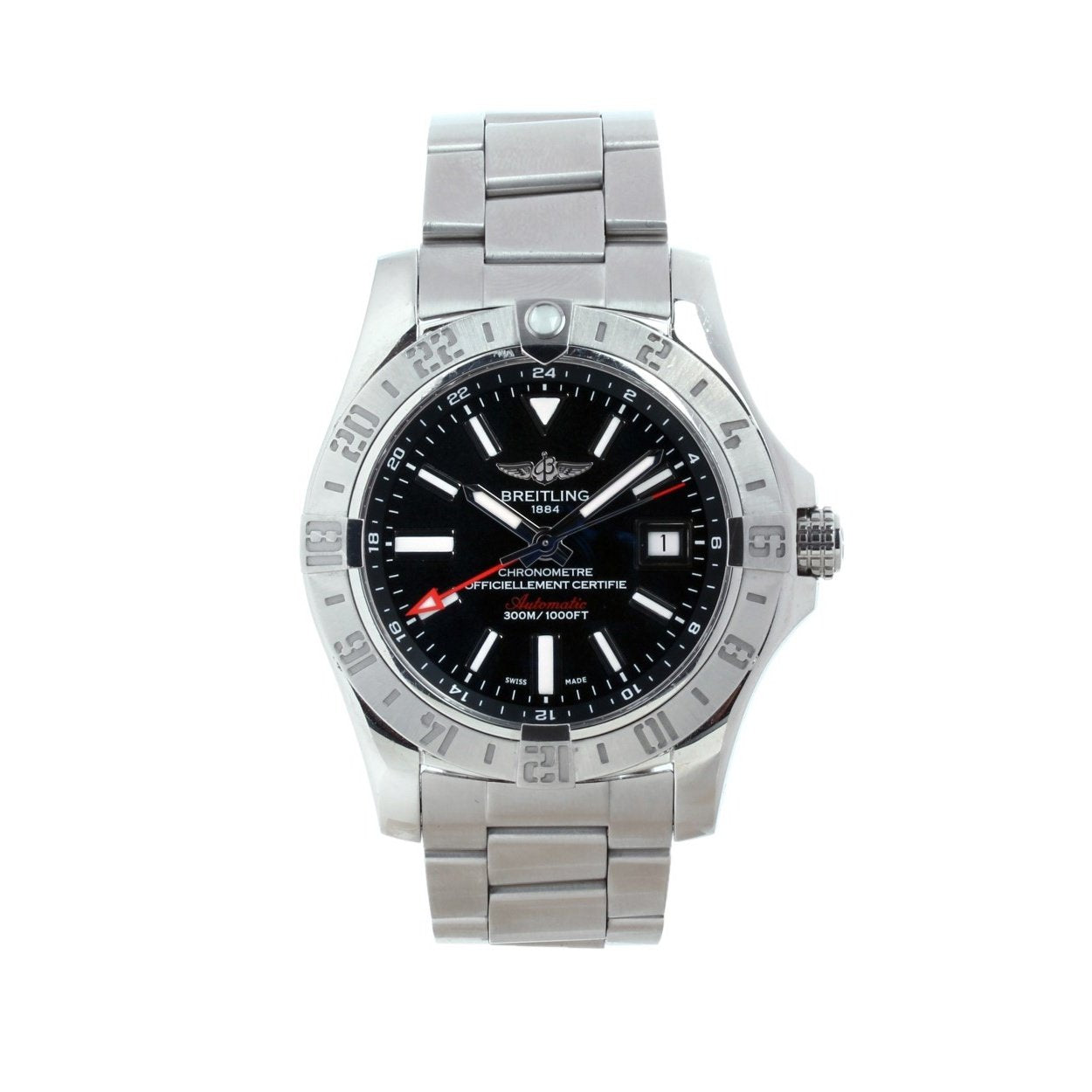 Breitling Men's A3239011-BC35-170A Avenger II GMT Stainless Steel