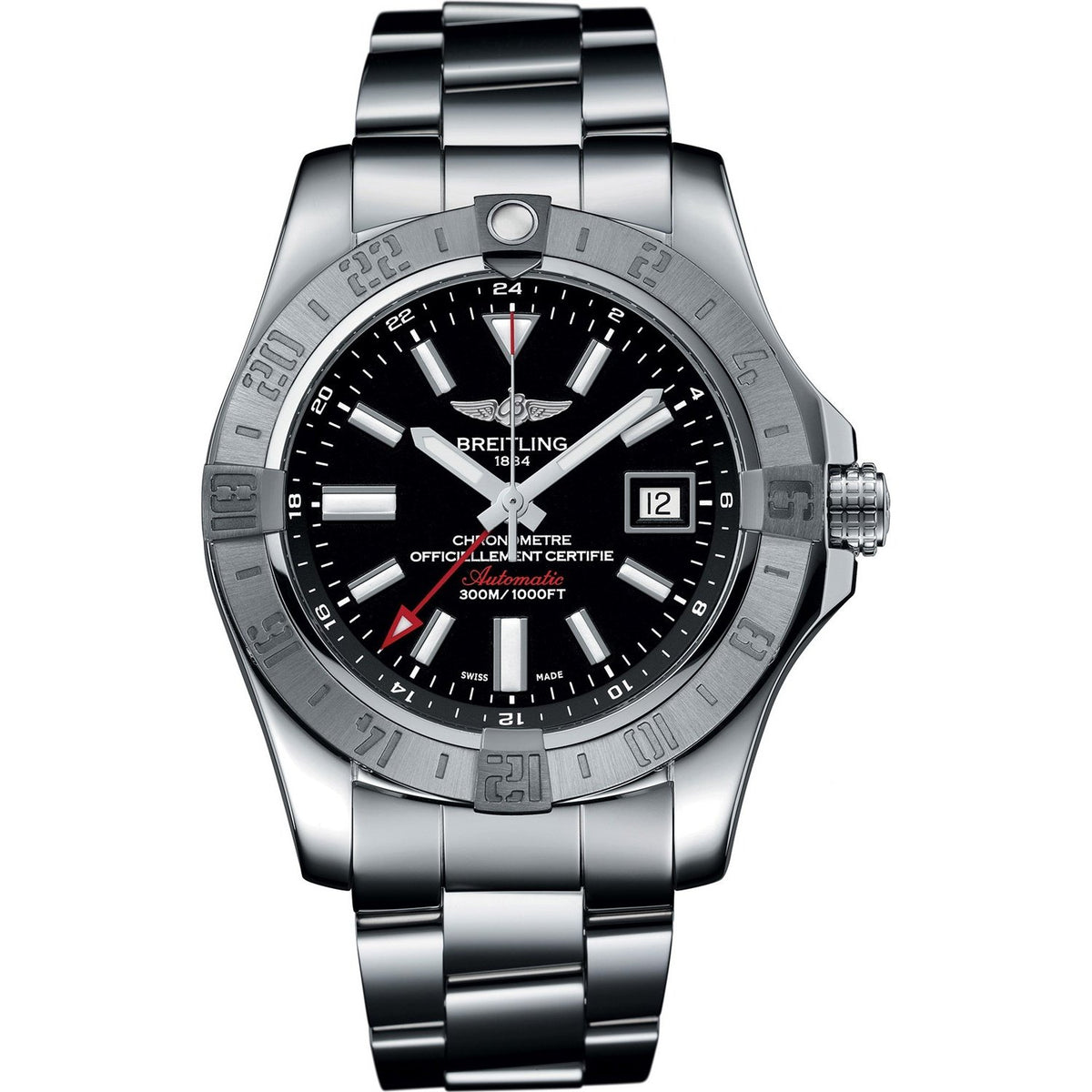 Breitling Men&#39;s A3239011-BC35-173A Avenger II GMT Automatic Stainless Steel Watch