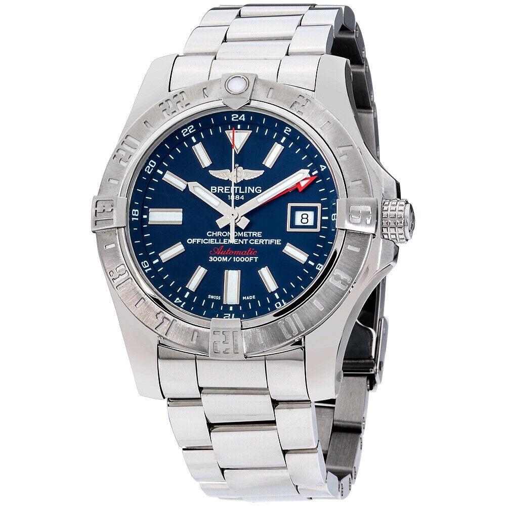 Breitling Men's A3239011-C872-170A Avenger II GMT Stainless Steel Watch