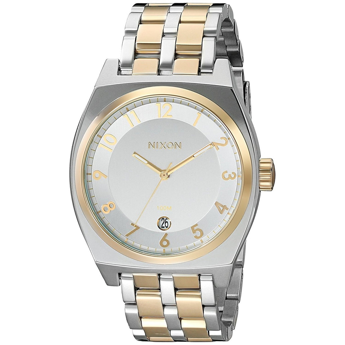 Nixon Women&#39;s A325-1431 Monopoly Two-Tone Stainless Steel Watch