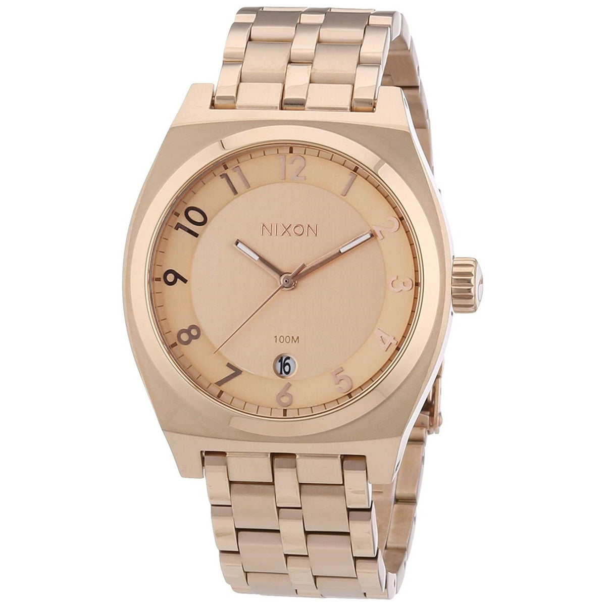 Nixon Men&#39;s A325-897 Monopoly Rose-Tone Stainless Steel Watch