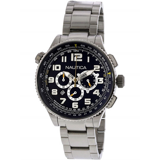 Nautica Men's A34524G OCN Chronograph Stainless Steel Watch