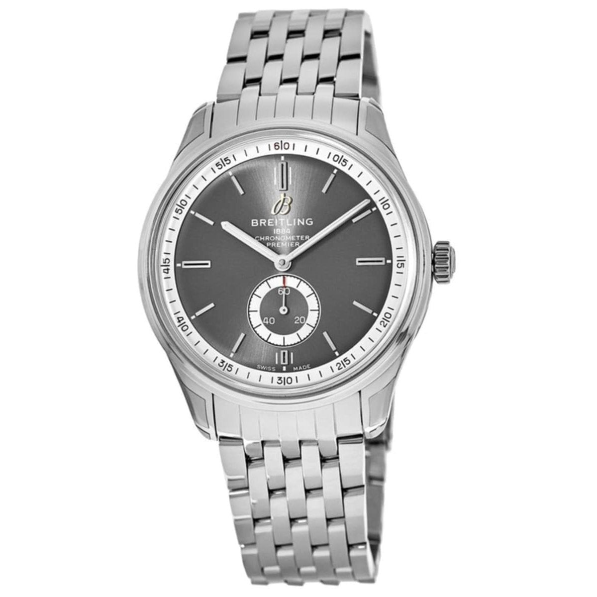 Breitling Men's A37340351B1A1 Premier Stainless Steel Watch