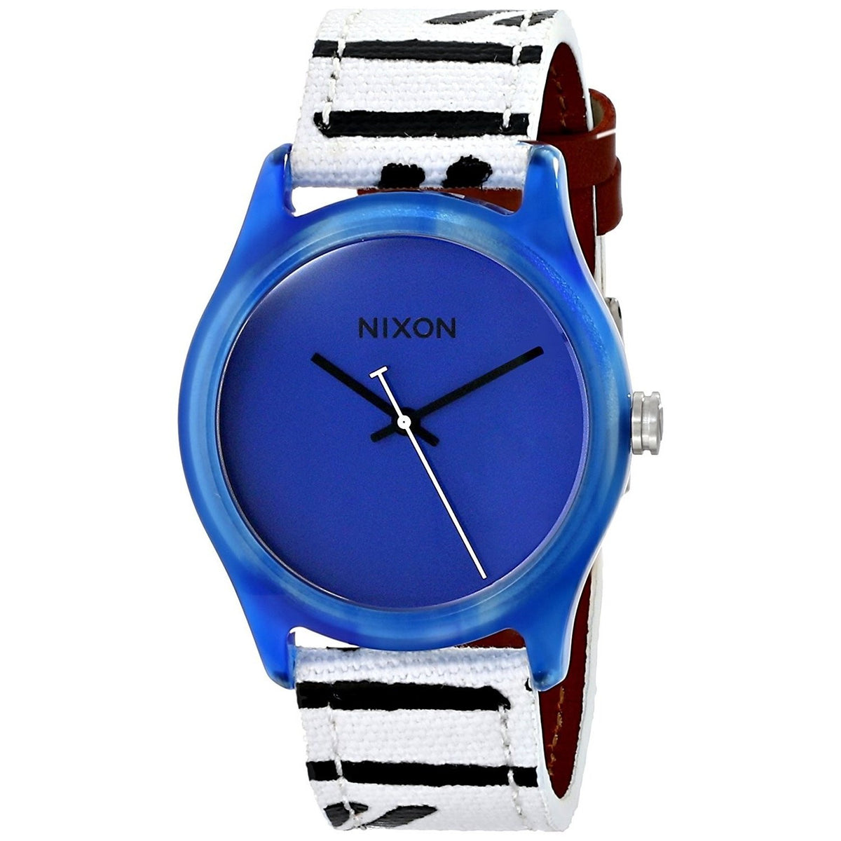 Nixon Women&#39;s A402-300 Mod White Leather Watch