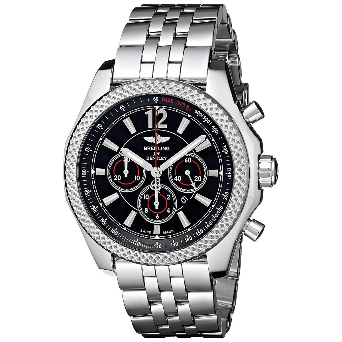 Breitling Men&#39;s A4139024-BB82 Bentley Bar42 Automatic Chronograph Stainless Steel Watch