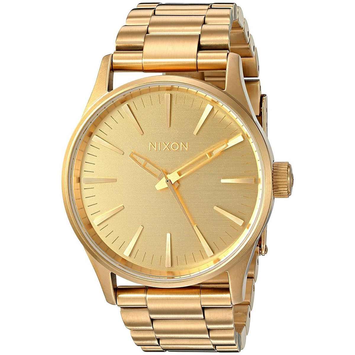 Nixon Men's A450-502 Sentry Gold-Tone Stainless Steel Watch