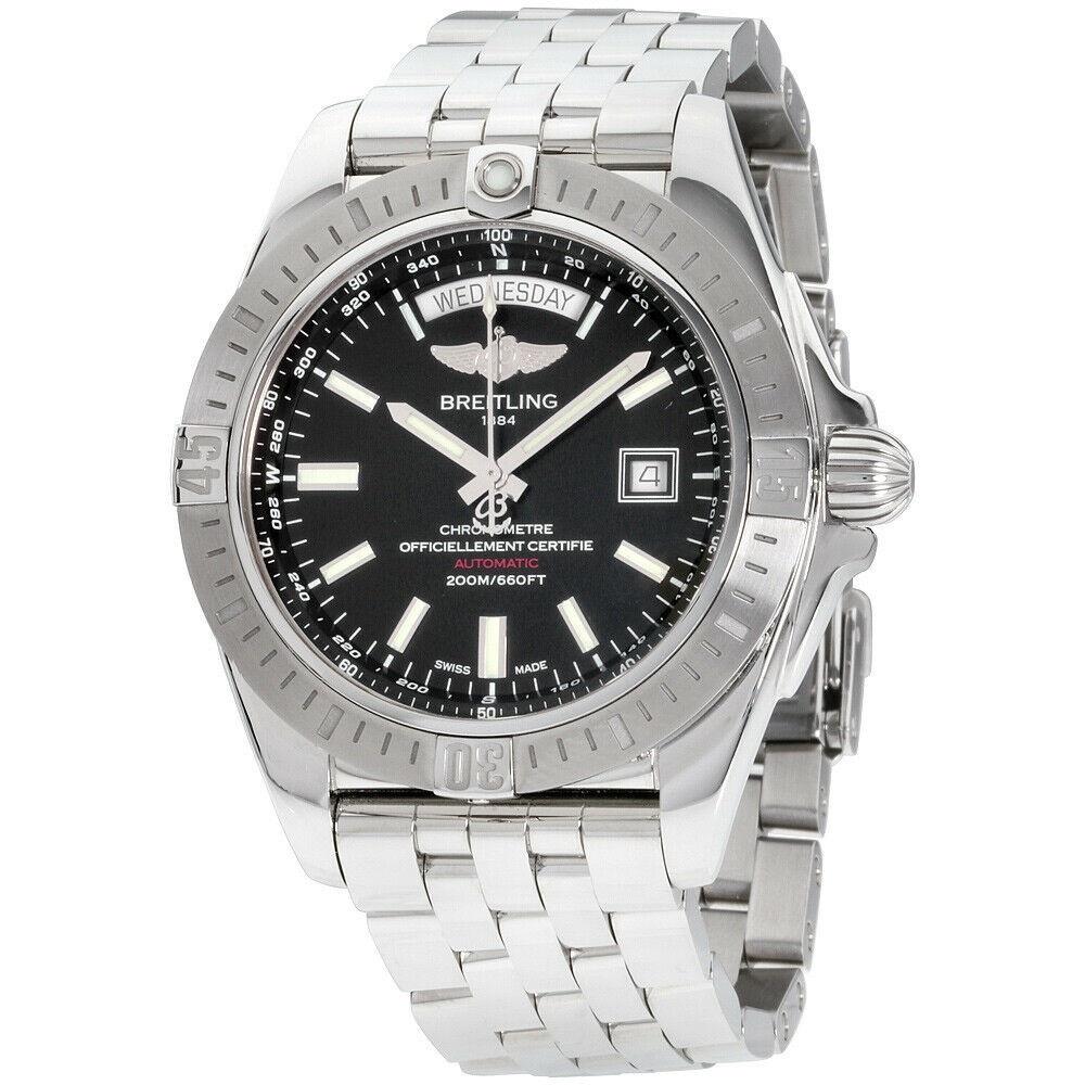 Breitling Men's A453201A-BG10-375A Galactic 44 Stainless Steel Watch