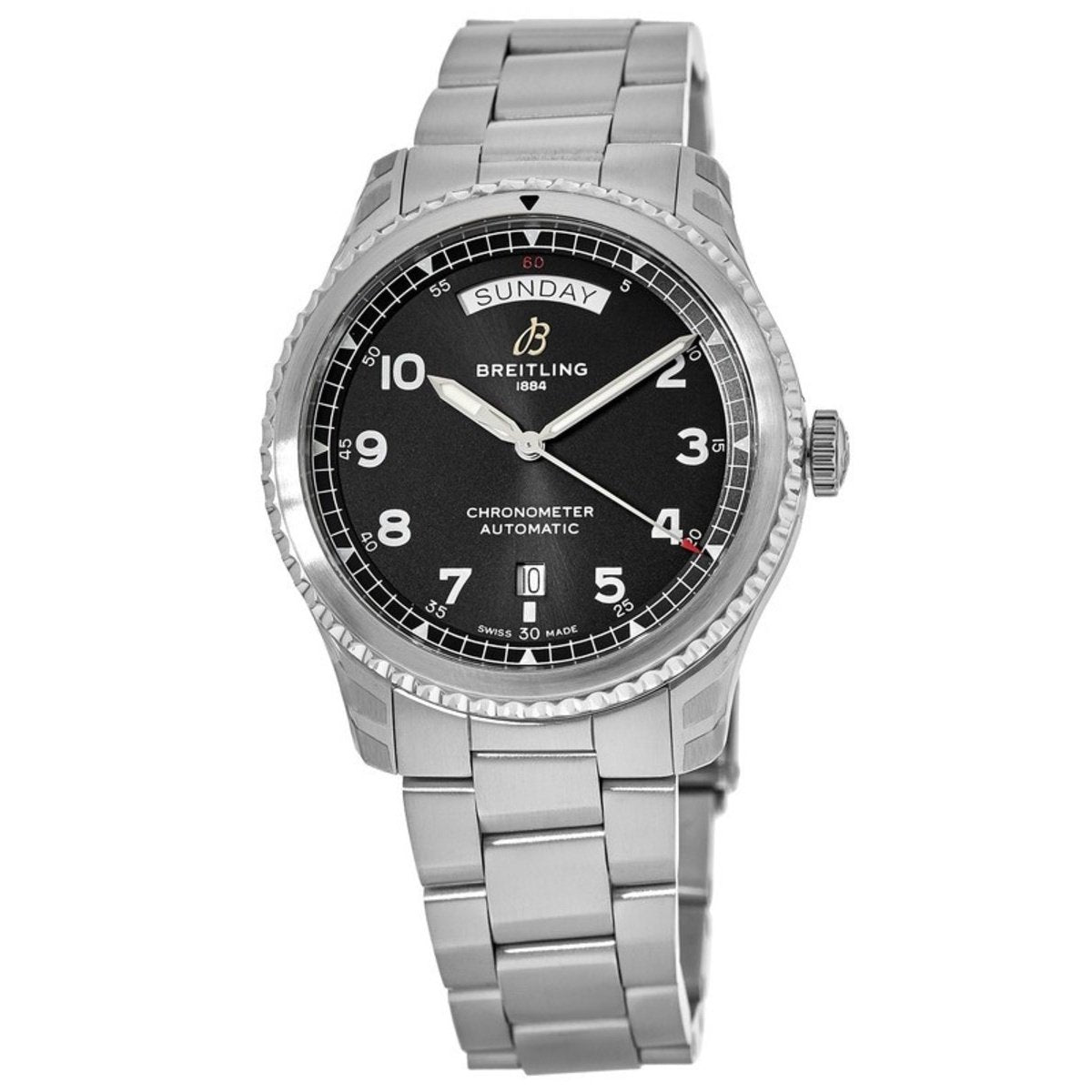 Breitling Men&#39;s A4533010-BG86-187A Navitimer 8 Stainless Steel Watch