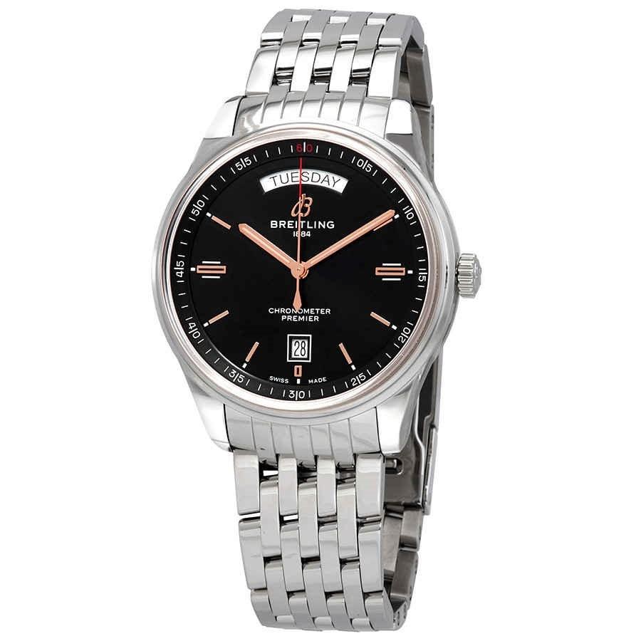 Breitling Men's A45340241B1A1 Premier Stainless Steel Watch
