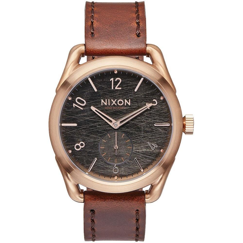 Nixon Men&#39;s A459-1890 C39 Brown Leather Watch