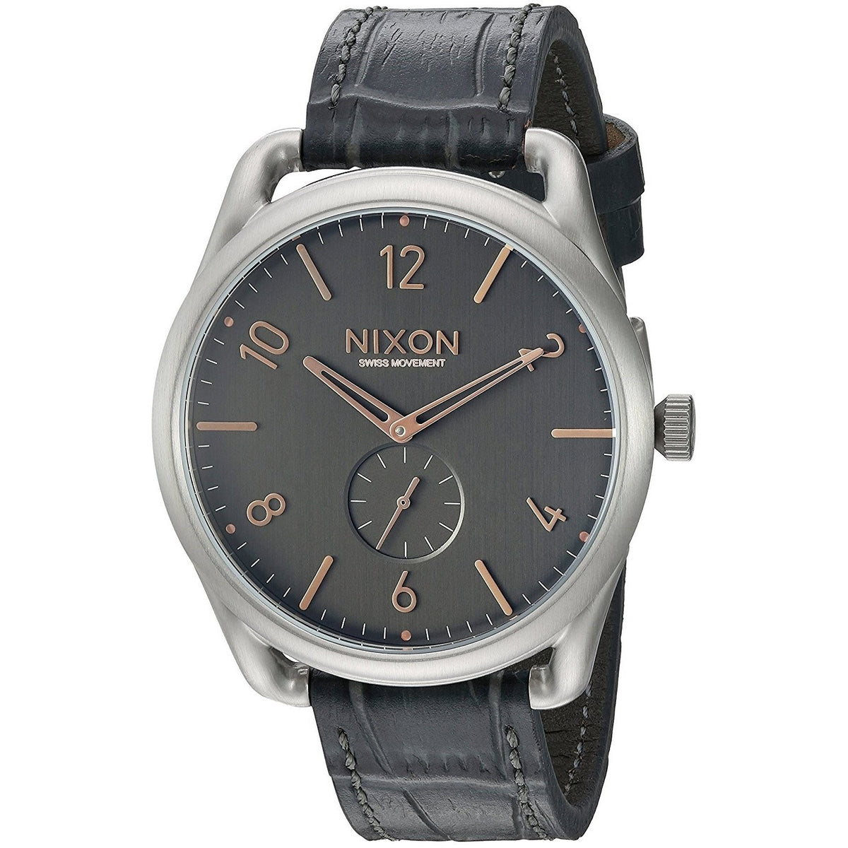 Nixon Men&#39;s A465-2145 C45 Black Leather Watch