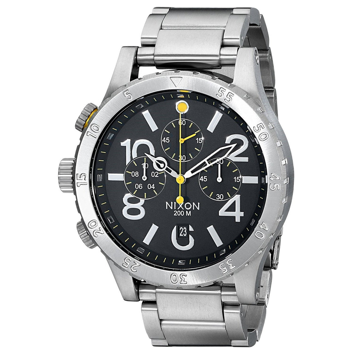 Nixon Men&#39;s A486-000 48-20 Chronograph Stainless Steel Watch