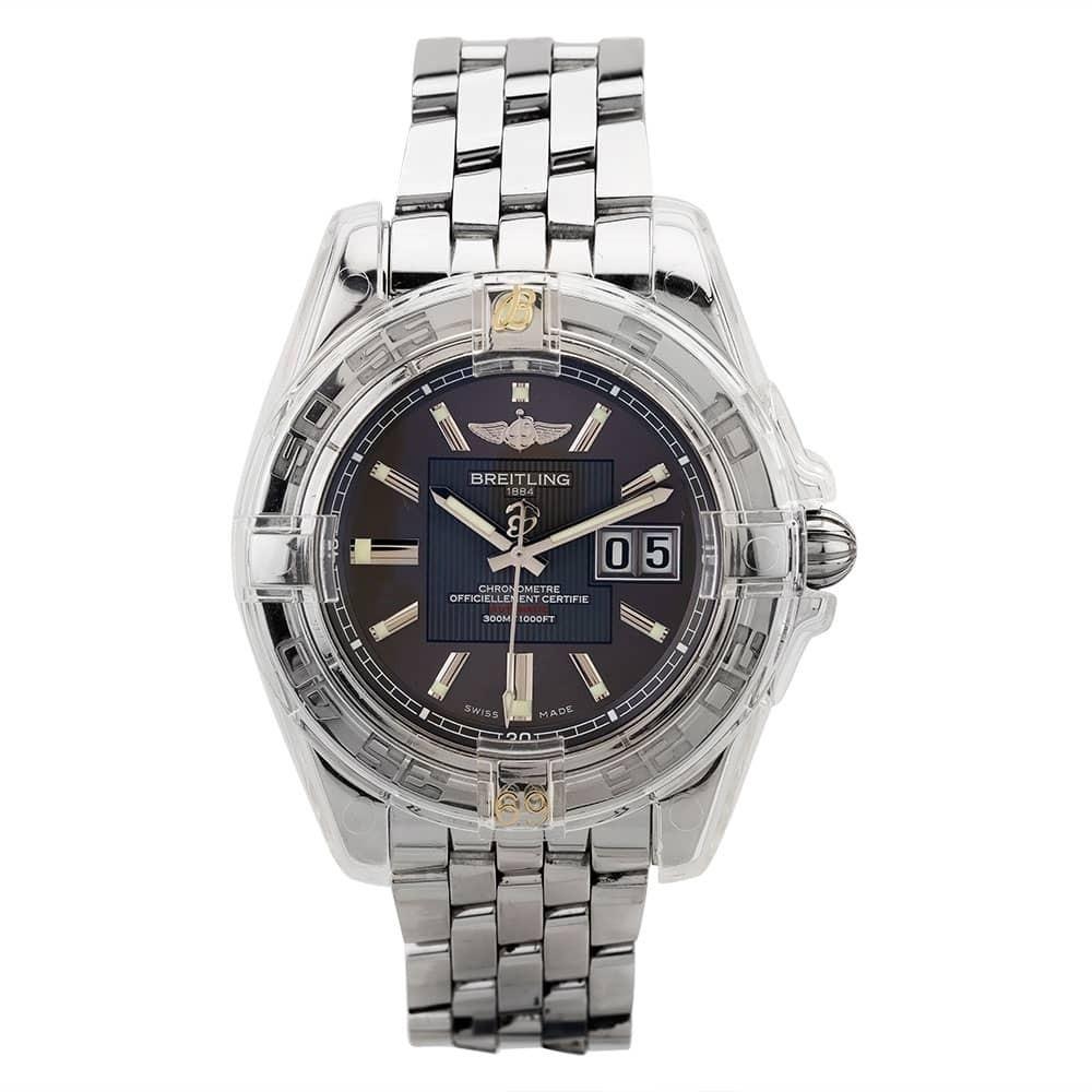 Breitling Men's A49350L2-F549-366A Galactic 41 Stainless Steel Watch
